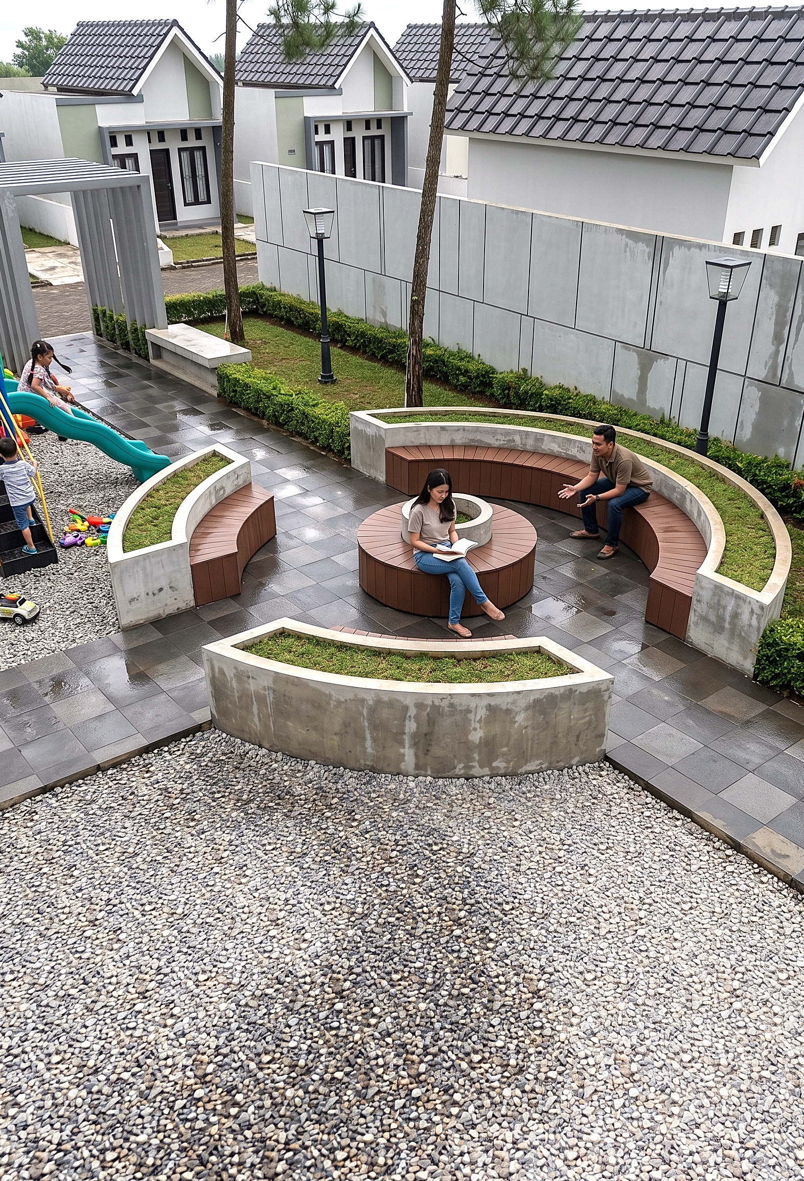 Area taman Alkana Residence