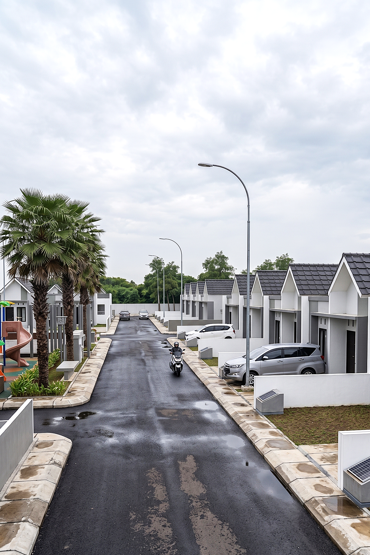 Jalan komplek Alkana Residence
