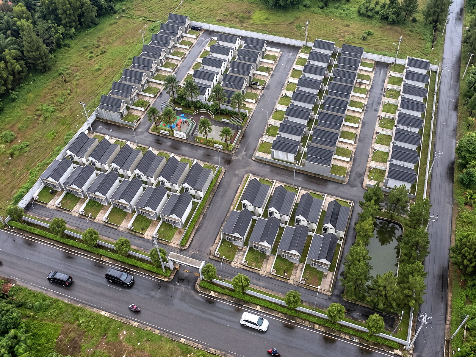 Foto aerial kawasan Alkana Residence